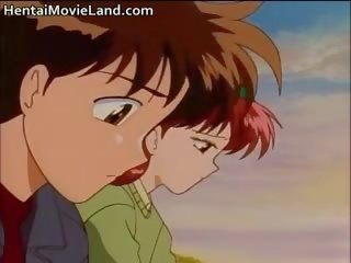 Sensacingas nešvarus raudonplaukiai anime diva turėti malonumas part4