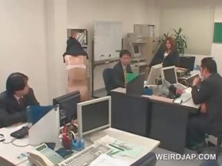 Karštas azijietiškas ofisas cutie sexually tortured į darbas