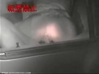 Sasakyan pagtatalik film kunan ng larawan sa pamamagitan ng infrared camera maninilip