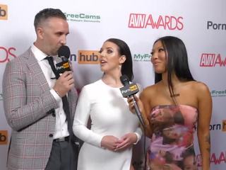 Pornhub na the czerwony carpet z asa akira i keiran zawietrzny