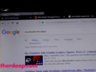 Mia khalifa sfidato a imparare throatpie da erica