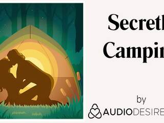 Secretly camping (erotické audio špinavé klip pre ženy, enticing asmr)