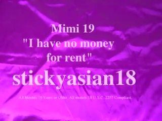 Stickyasian18 maigre mimi 19 payeur la louer