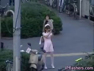 Naughty Asian lady Is Pissing In Public Part4