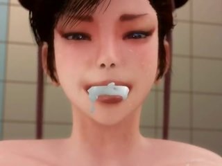 Chun li 3d terrific knulling (street fighter)