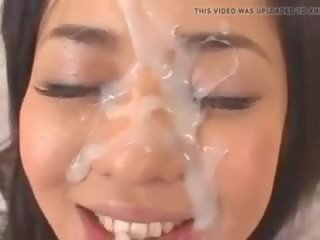 Asian sweetheart Loves Cum on Her attractive Face, dirty film cd