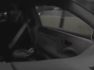 Turned on japanese married milf sucking cock in car thereafter jerking