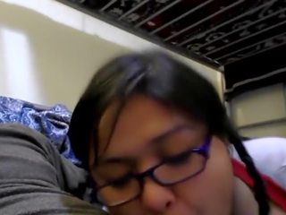 Asian GF Sucking BBC for 14 Minutes Straight!
