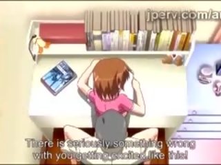 Pisikene anime koolitüdruk saab nässus poolt grown suur võll