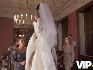 VIP4K. enchanting newlyweds cant resist and get intimate right after wedding