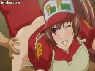 Baliw anime bata babae pagkuha rammed