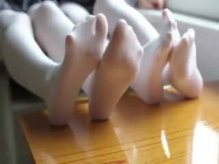 Valkoinen sukkahousut: sukkahousut vapaa aikuinen elokuva vid 7c