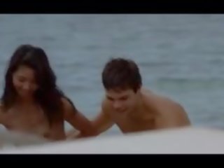 Extremely randy Lovers xxx video On The Beach