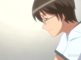 Anime honey cumming and getting strong orgazm
