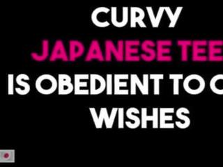 Tërheqës curvy japoneze adoleshent është gati në obey ju