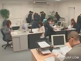 Appealing Asian Office enchantress Gets Sexually Teased At Work